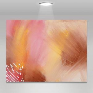 Original RCL Signed Painting Abstract Art Decor 11x14 - "Rose Sighting"